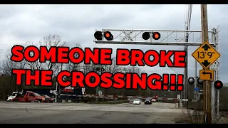 Boneheaded People Going Around A Broken Railroad Crossing
