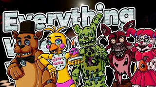 Everything Wrong With Five Nights at Freddy's (1-2-3-4 & Sister Location) in 26 Minutes