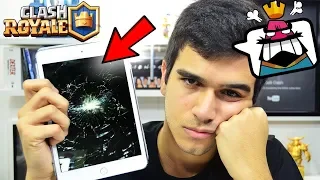 YOUTUBERS QUE QUEBRARAM O CELULAR/IPAD JOGANDO CLASH ROYALE (RAGE)