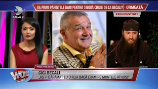 WOWBIZ (27.06.2018) - Va primi parintele bani pentru o noua chilie de la Gigi Becali? Partea 2