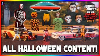 *NEW* ALL LIMITED TIME HALLOWEEN CONTENT IN GTA 5 ONLINE! Halloween 2023 DLC UPDATE!