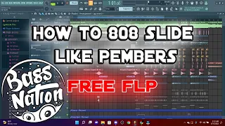 (Free FLP) How to 808 slide like Pembers | Bass Trap Tutorial