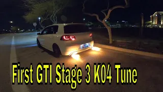 Tuning the First MK6 GTI with the GET Stage 3 K04 tune  Amazing results