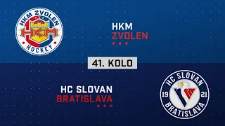 41.kolo HKM Zvolen - HC Slovan Bratislava HIGHLIGHTS