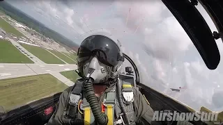 F-100 Super Sabre Cockpit Cam - Terre Haute Airshow 2018