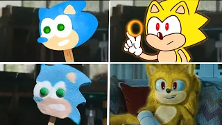 Sonic The Hedgehog Movie - Sonic Gumball Popsicle VS Super Sonic Uh Meow All Designs Compilation