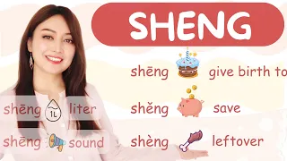 Grow your Chinese vocabulary FAST , Learn the most common words with SHENG sound.