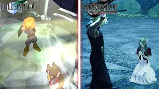 Final Fantasy VII Rebirth - Aeris / Aerith Ending Scene Comparison (Original CD 1 vs Rebirth)