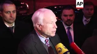 Rival protests; opposition defiant after leaders meet US senator John McCain