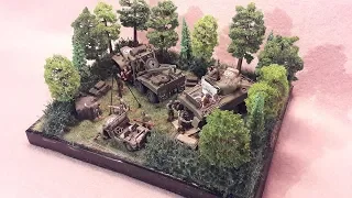 'TEMPORARY PIT-STOP' - An 1/72 entry to the D-Day Diorama Buddy Build.