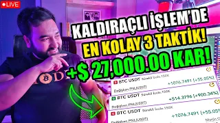 ÜÇ ADIMDA KALDIRAÇLI İŞLEM YAPARAK %100 PARA KAZANACAKSIN!  DAY TRADE NASIL YAPILIR?