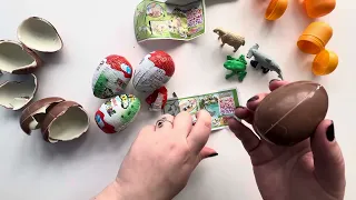 ASMR Kinder Surprise Unboxing. LOOK what’s inside mystery egg 🎉🎉