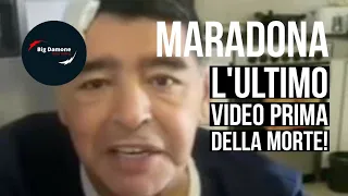 📢 Maradona: l'ultimo video girato prima della morte!