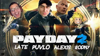 PUVLO JUEGA  PAYDAY2 // Ft. Late🤓, Alexis😈, RodnyRoblox🤑