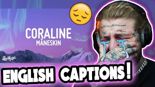 ENGLISH CAPTIONS! Måneskin - CORALINE (Reaction!)