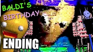 Baldi's Basics 1 Year Birthday Bash! - ( ENDING / FULL PLAYTHROUGH )Manly Lets Play