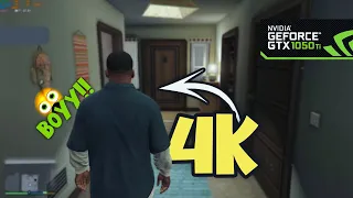 Trying GTA 5 on | GTX 1050 Ti - 4K