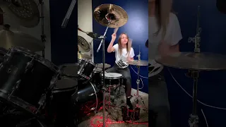 Van Halen - Panama (Drum Cover / Drummer Cam) Performed LIVE by Female Teen Drummer Lauren Young