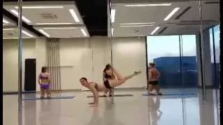 Eva Krvačná Pole dance choreo