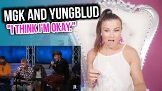 Vocal Coach Reacts to MGK and Yungblud perform "I Think I'm OKAY."