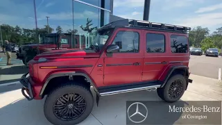 Brand New Cardinal Red 2022 Mercedes Benz AMG G 63 4x4 Squared at Mercedes-Benz of Covington