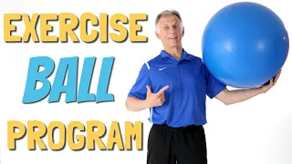 Best Full Body 10 Min Exercise Ball Program. Follow Along