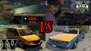 LS Taxi VS LC Taxi (GTA V vs GTA IV)