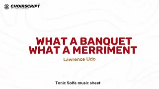 What a Banquet by Lawrence Udo + lyrics