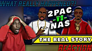 What Really Happened When Nas Confronted 2Pac At The MTV Awards REACTION!