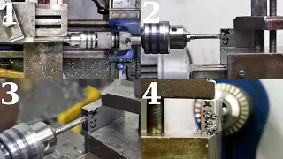 A 4 way reaming job on a vintage lathe
