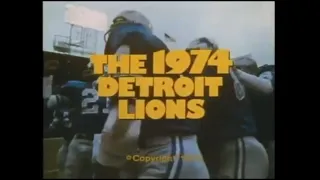 1974 Detroit Lions