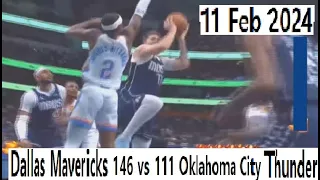 NBA Dallas Mavericks vs Oklahoma City Thunder