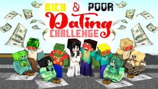 Minecraft, Dating With A Cute Girls Challenge (PART 4) - Monster School Animation