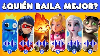 Adivina el personaje por su DANZA #14| ¿Quién baila mejor?Elemental, El Gato Con Botas, Peach,Sing 2