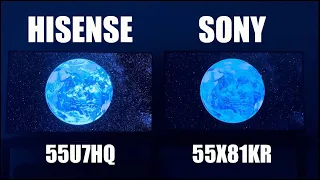 😲HISENSE краще за SONY?😲 55U7HQ VS 55X81KR