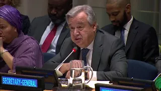 António Guterres (United Nations Secretary-General) - Priorities for 2019