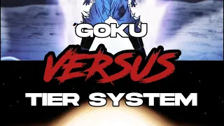 GOKU VS TIER SYSTEM