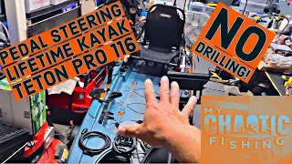 Foot Pedal Steering for a Lifetime Kayak with a Trolling Motor