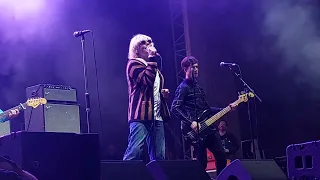 Tim Burgess and Johnny Marr at Piece Hall Halifax