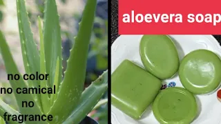 एलोवेरा साबुन बनाने का सबसे आसान तरीका | homemade aloevera soap |best soap for healthy skin