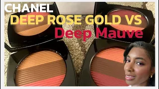 Chanel Les Beiges Healthy Sun-Kissed Powders: Deep Rose Gold vs Deep Mauve