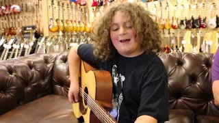 10-year-old Elie Samouhi singing Tom Petty "Runnin' Down A Dream" - Martin 000C-16GTE