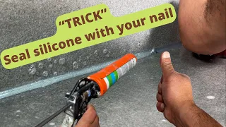Few people know about this trick how to neatly seal silicone