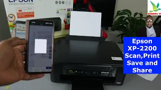 How To Scan Your Document on Epson -XP 2200 Wireless Printer Print, Save, and Share to Email