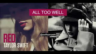 Taylor Swift - All Too Well (2012 vs 2021 Taylor's Version Vocal Comparison)