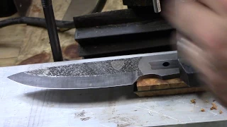 Custom Full Tang Knives: Drilling Handle Scales Perfectly