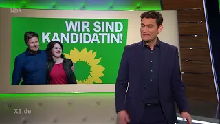 Annalena Baerbock wird Kanzlerkandidatin Grüne Harmonie  extra 3  NDR