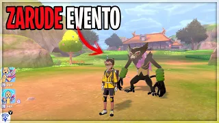 ZARUDE de EVENTO EN  DLC ISLA de la ARMADURA POKEMON ESPADA y ESCUDO