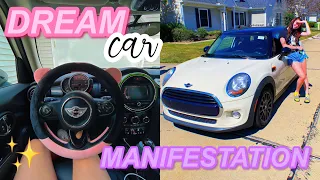 how i manifested my DREAM CAR at 18!! mini cooper manifestation