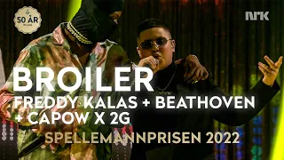 Broiler, Freddy Kalas, Beathoven + Capow x 2G opptrer på Spellemannprisen 2022